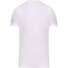T-shirt homme col V stretch en coton élasthanne, 160 g/m²