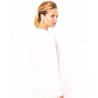 T-shirt femme manches longues stretch en coton élasthanne, 160 g/m²