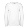 T-shirt épais homme manches longues en coton col rond, 185 g/m²