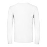 T-shirt épais homme manches longues en coton col rond, 185 g/m²