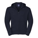 Sweat homme zippé à capuche doublée, accès MP3, 280 g/m²