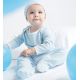Pyjama bébé en coton manches longues, 200 g/m² pas cher