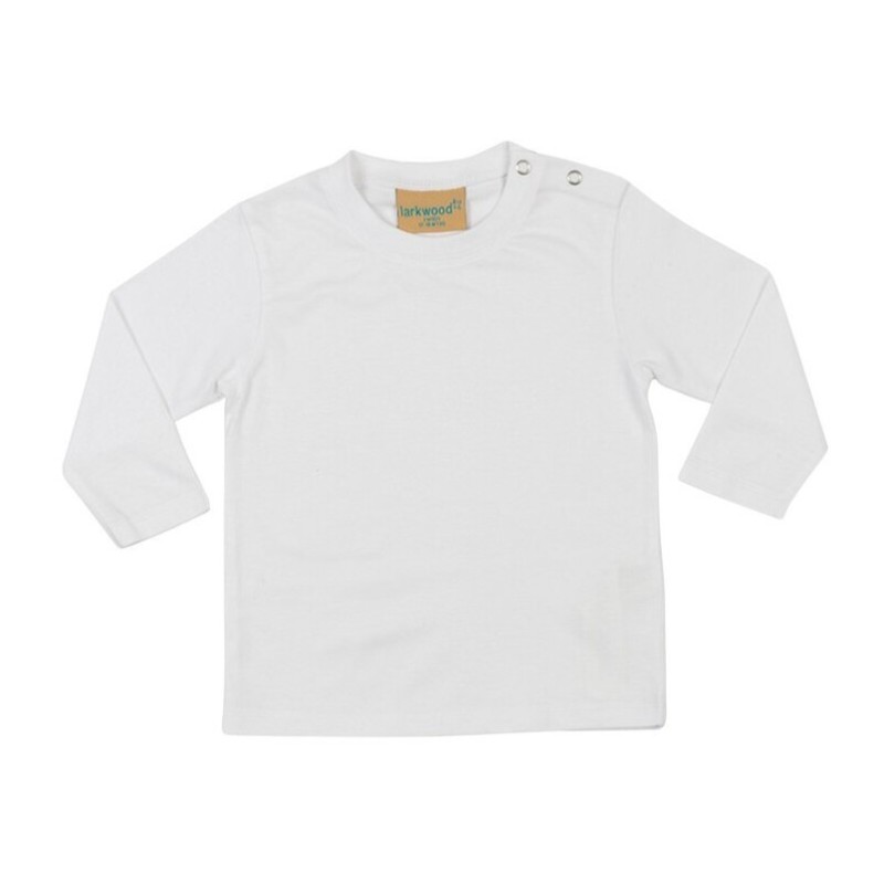 T-shirt manches longues bébé en coton jersey, 160 g/m²