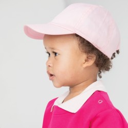 Casquette bébé en coton sergé, 185 g/m²