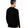 Pull homme col rond coupe ajustée en coton et acrylique, 290 g/m²