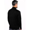 Pull ajusté avec col cheminé 1/4 zip, 290 g/m²