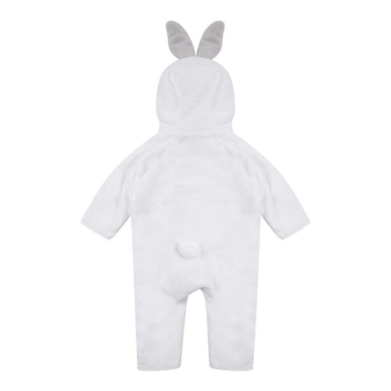 Combinaison lapin ultra douce pour bébé à capuche, 160 g/m²