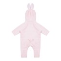 Combinaison lapin ultra douce pour bébé à capuche, 160 g/m²