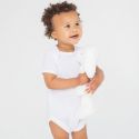 Body bébé en coton biologique à manches courtes, 160 g/m²