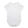 Body bébé en coton biologique à manches courtes, 160 g/m²