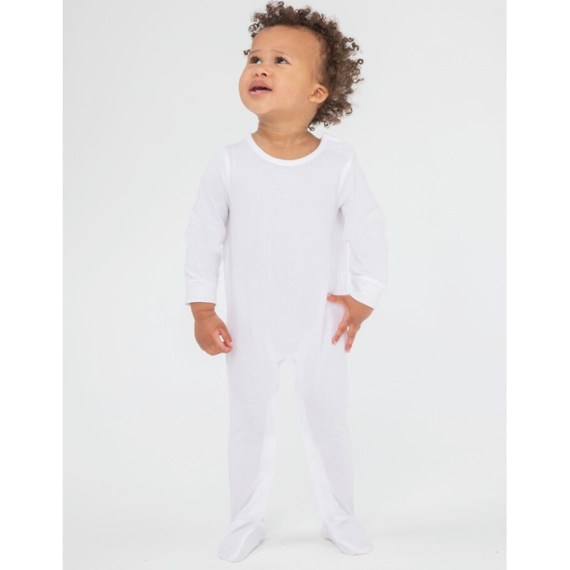 Pyjama bébé manches longues en coton biologique, 160 g/m²