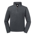 Sweat col 1/4 zippé authentique et moderne, 280 g/m²