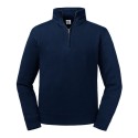 Sweat col 1/4 zippé authentique et moderne, 280 g/m²