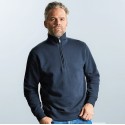 Sweat col 1/4 zippé authentique et moderne, 280 g/m²