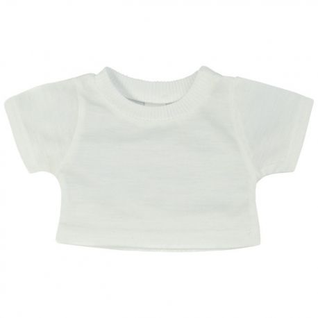 Mini t-shirt pour habiller et personnaliser les peluches en coton