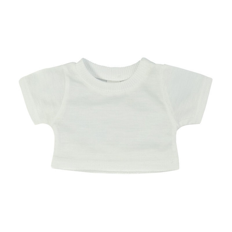 Mini t-shirt pour habiller et personnaliser les peluches en coton