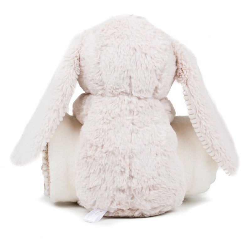 Peluche lapin avec couverture séparée