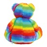 Peluche zippée Ours multicolore pour bébé, conforme norme EN71