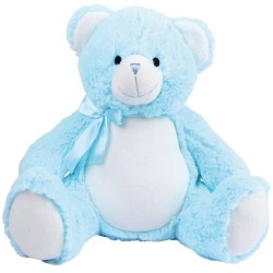 Peluche zippée Ourson pour bébé, conforme norme EN71