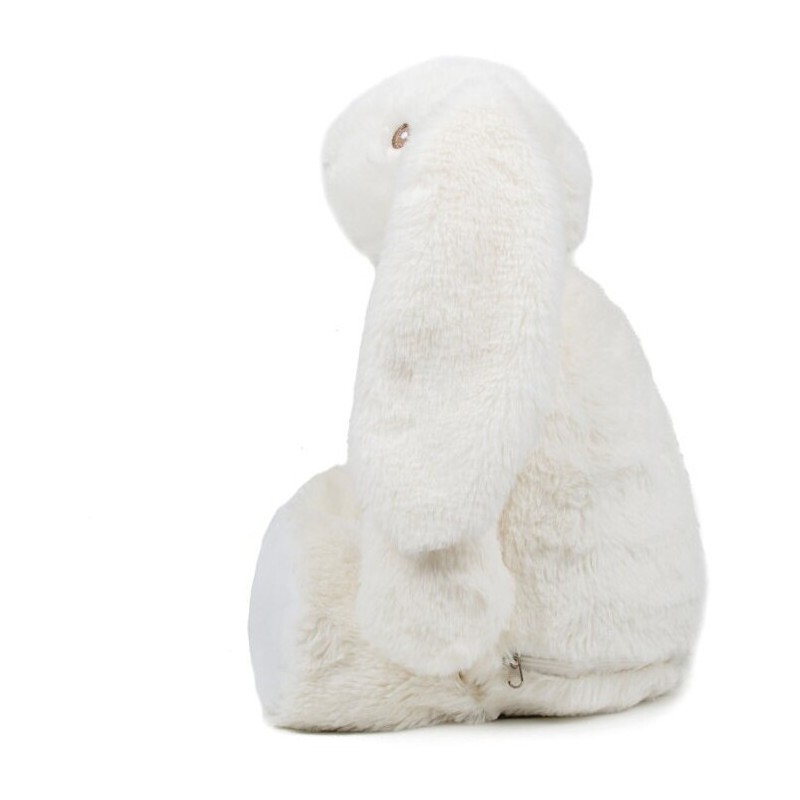 Peluche zippée Lapin pour bébé, conforme norme EN71