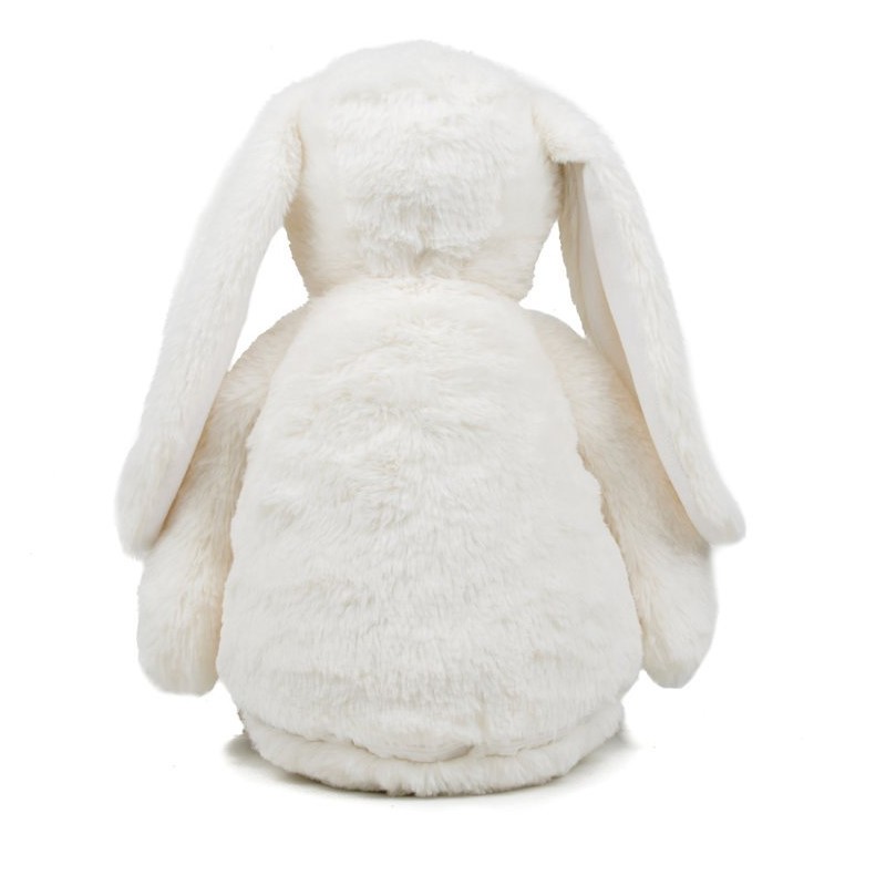 Peluche zippée Lapin pour bébé, conforme norme EN71