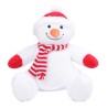 Peluche zippée Bonhomme de neige pour bébé, conforme norme EN71