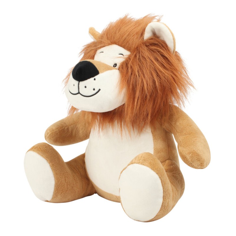 Peluche zippée Lion pour bébé, conforme norme EN71