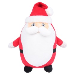 Peluche zippée Père-Noël pour bébé, conforme norme EN71