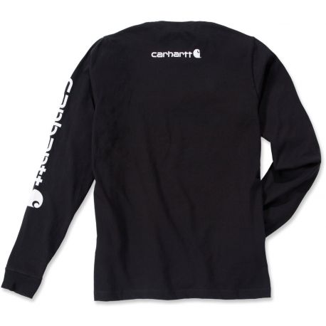T-shirt en coton Logo CARHARTT sur manches longues, 230 g/m²