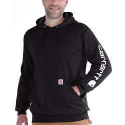 Sweat-shirt à capuche avec logo CARHARTT sur la manche, 350 g/m²