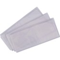 Porte-badge translucide thermocollant (pack de 50) solide et résistant