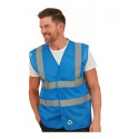 Gilet de sécurité respirant à maille ajourée recyclée
