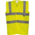 Gilet de sécurité respirant à maille ajourée recyclée