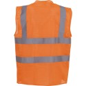 Gilet de sécurité respirant à maille ajourée recyclée