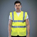 Gilet de sécurité respirant à maille ajourée recyclée