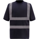T-shirt de sécurité col rond avec bandes réfléchissantes