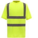 T-shirt de sécurité col rond avec bandes réfléchissantes