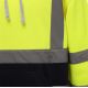 Sweat-shirt de sécurité Hi-Vis à capuche avec bandes réfléchissantes