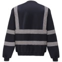 Sweat-shirt de sécurité haute visibilité avec bandes réfléchissantes
