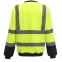 Sweat-shirt de sécurité haute visibilité avec bandes réfléchissantes