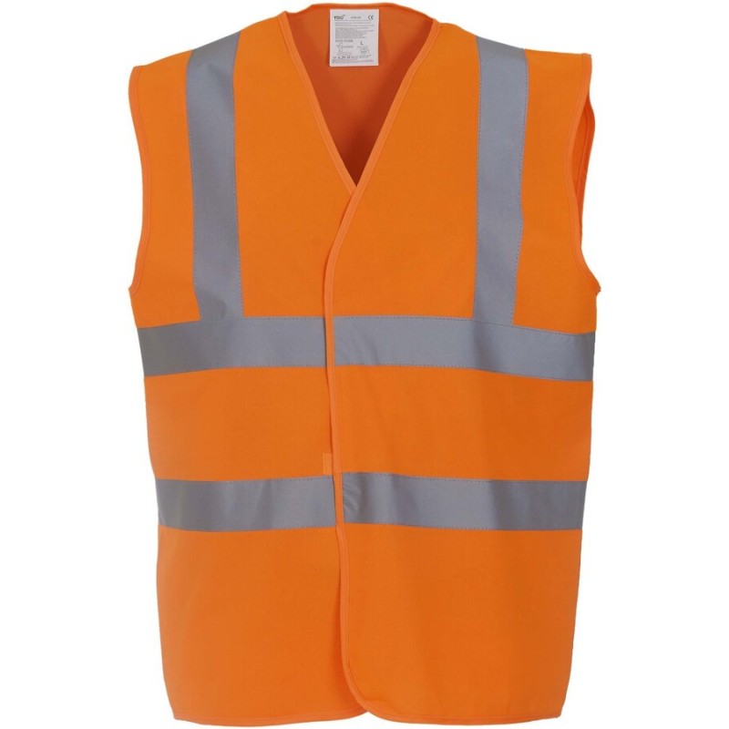 Gilet de sécurité pour adulte Haute Visibilité, fermeture scratch