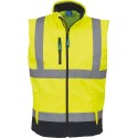 Bodywarmer de sécurité imperméable Haute Visibilité, 340 g/m²