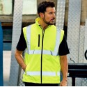 Bodywarmer de sécurité imperméable Haute Visibilité, 340 g/m²