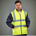 Veste de sécurité matelassée avec manches détachables