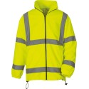 Veste polaire de sécurité Hi-Vis avec col montant confortable, 380 g/m²