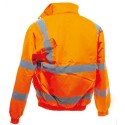 Blouson de sécurité style bomber Hi-Vis avec capuche intégrée