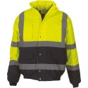 Blouson de sécurité bicolore Hi-Vis avec capuche intégrée