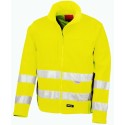 Veste softshell de sécurité Haute Visibilité respirante 6 poches