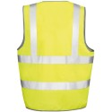Gilet de sécurité Hi-Vis haute visibilité à scratch