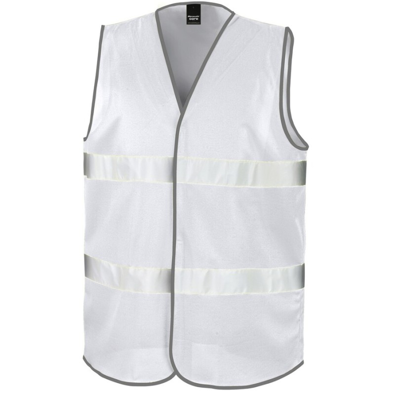 Gilet de sécurité ample pour adulte fluo avec fermeture velcro